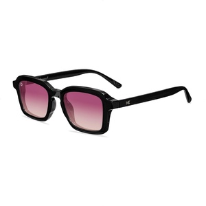 image:imageKnockaround Narrow Rectangle Polarized Sunglasses for Women  UV ProtectionPersuasion  Sangria Fade