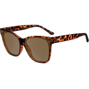 image:imageKnockaround Oversized Cat Eye Polarized Sunglasses for Women UV ProtectionTortoise Shell  Amber