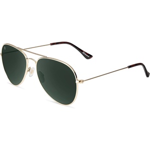image:imageKnockaround Polarized Aviator Sunglasses for Men amp Women  UV ProtectionGold  Aviator Green