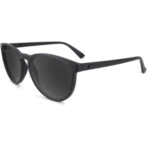 image:imageKnockaround Round Trendy Polarized Sunglasses for Women UV400 ProtectionBlack on Black  Smoke