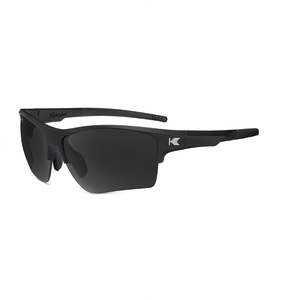 image:imageKnockaround Sports Sunglasses  Golf Running Cycling UV400 ProtectionBlack on Black  Smoke
