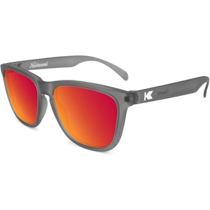 image:imageKnockaround Square Polarized Sunglasses for Men amp Women  UV400 ProtectionFrosted Grey  Red Sunset
