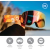 image:imageKnockaround Slingshots SkiSnowboard Goggles for Men Women amp Youth  AntiGlare amp Fog Coating  UV400 ProtectionCouch Couture