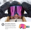 image:imageKnockaround Slingshots SkiSnowboard Goggles for Men Women amp Youth  AntiGlare amp Fog Coating  UV400 ProtectionMind Melt  Rainbow