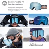image:imageKnockaround Slingshots SkiSnowboard Goggles for Men Women amp Youth  AntiGlare amp Fog Coating  UV400 ProtectionWarp Speed  Sky Blue