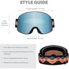image:imageKnockaround Slingshots SkiSnowboard Goggles for Men Women amp Youth  AntiGlare amp Fog Coating  UV400 ProtectionWarp Speed  Sky Blue