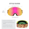 image:imageKnockaround Slingshots SkiSnowboard Goggles for Men Women amp Youth  AntiGlare amp Fog Coating  UV400 ProtectionXrays
