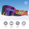 image:imageKnockaround Slingshots SkiSnowboard Goggles for Men Women amp Youth  AntiGlare amp Fog Coating  UV400 ProtectionXrays